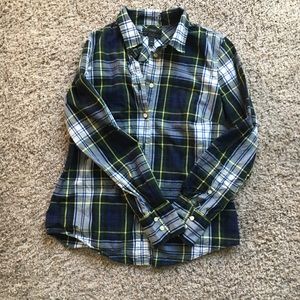 Jcrew plaid shirt